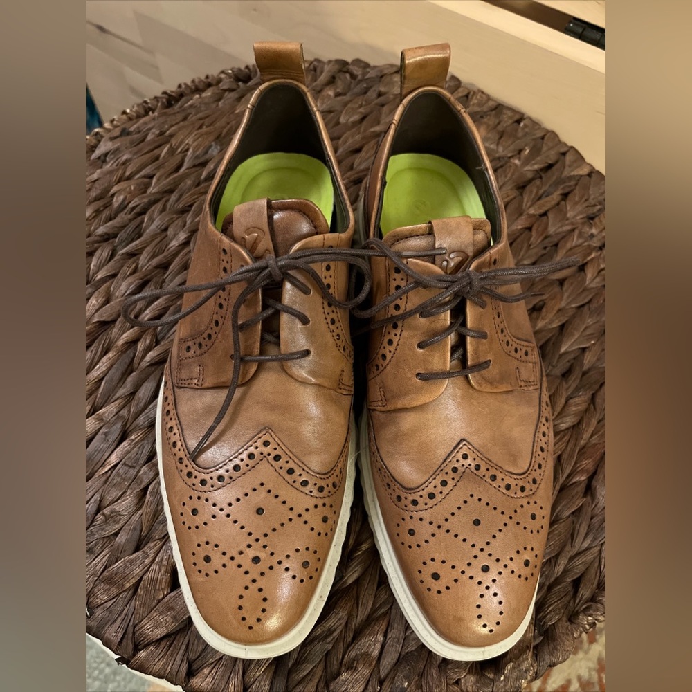 Men’s ECCO ST.1 hybrid oxford brown leather brogue size 40 / 6-6.5 versatile
